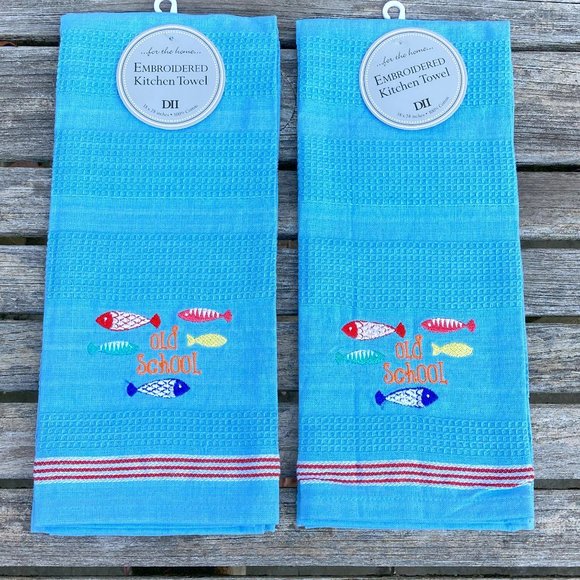 NWT🆕 DII Embroidered Kitchen Tea Towels - 2 - Picture 2 of 10